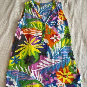 Womens Jams World Tropical Aloha Short length dress M